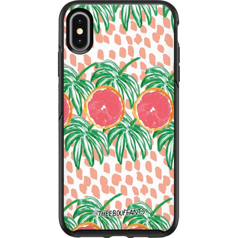 Bouffants and Broken Hearts Graphic Grapefruit Otterbox Symmetry iPhone Skin