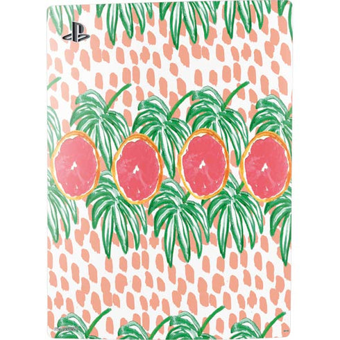 Bouffants and Broken Hearts Graphic Grapefruit PS5 Bundle Skin