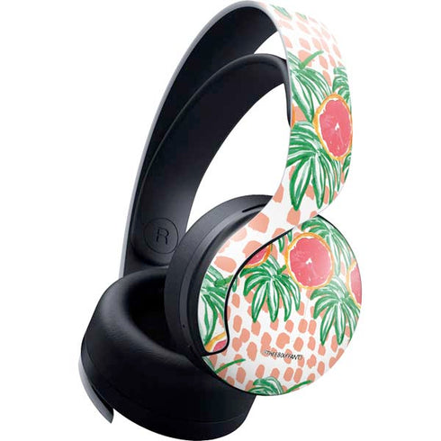 Bouffants and Broken Hearts Graphic Grapefruit PULSE 3D Wireless Headset for PS5 Skin