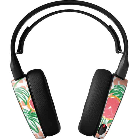 Bouffants and Broken Hearts Graphic Grapefruit SteelSeries Arctis 5 Skin
