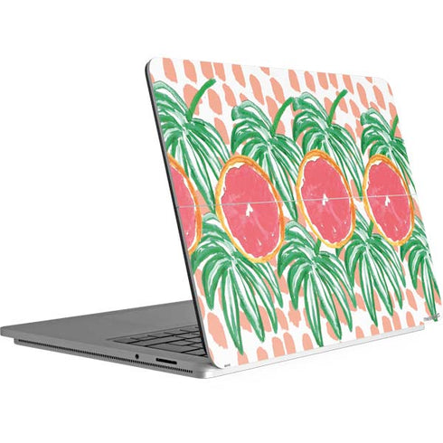 Bouffants and Broken Hearts Graphic Grapefruit Surface Laptop Studio Skin