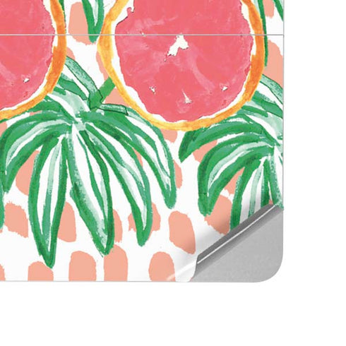 Bouffants and Broken Hearts Graphic Grapefruit Surface Laptop Studio Skin