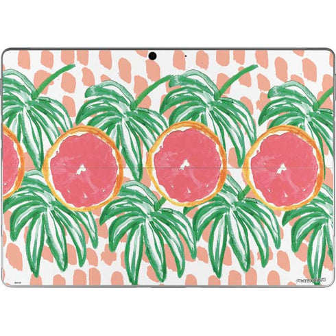 Bouffants and Broken Hearts Graphic Grapefruit Surface Pro 8 Skin