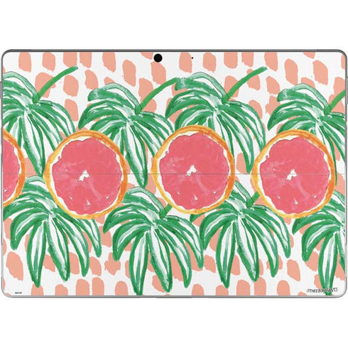 Bouffants and Broken Hearts Graphic Grapefruit Surface Pro 9 Skin