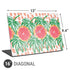 Bouffants and Broken Hearts Graphic Grapefruit Universal Laptop 16in (13 x 9.4in) Skin