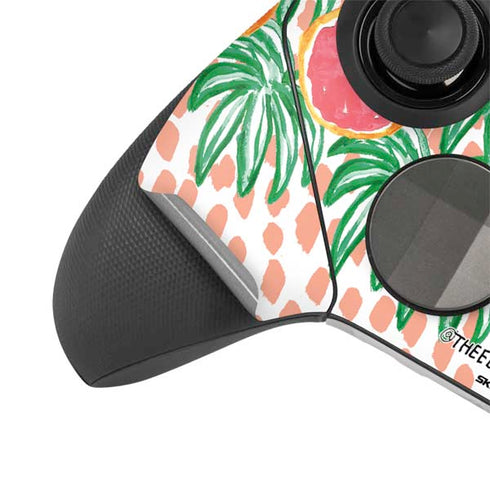 Bouffants and Broken Hearts Graphic Grapefruit Xbox Elite Wireless Controller Series 2 Skin
