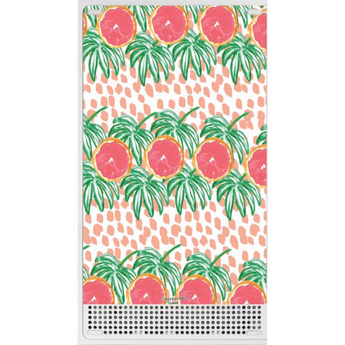 Bouffants and Broken Hearts Graphic Grapefruit Xbox Series S Skins