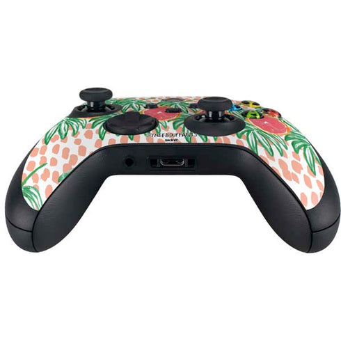 Bouffants and Broken Hearts Graphic Grapefruit Xbox Series X Controller Skin