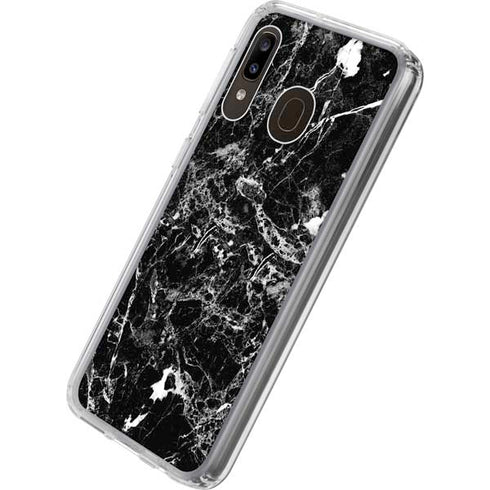 Graphite Black Galaxy A20 Clear Case