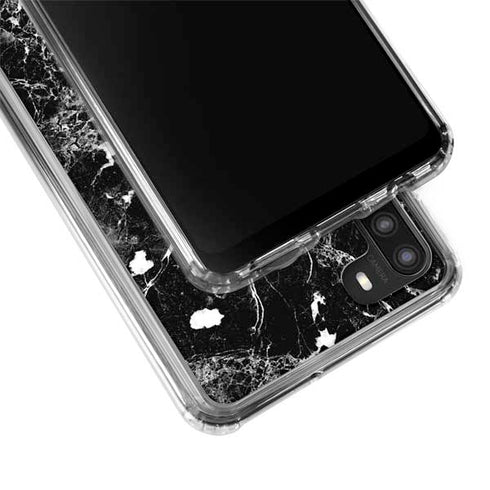 Graphite Black Galaxy A21 Clear Case