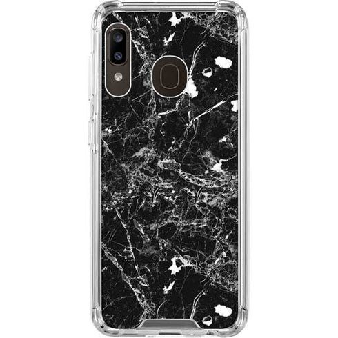 Graphite Black Galaxy A30 Clear Case