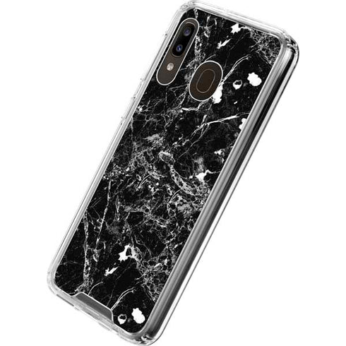 Graphite Black Galaxy A30 Clear Case