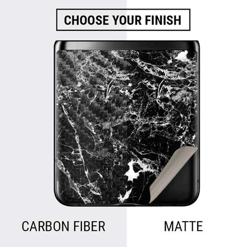 Graphite Black Galaxy Z Flip Skin