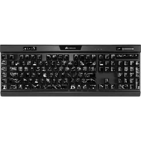 Graphite Black K95 RGB PLATINUM Mechanical Gaming Keyboard Skin