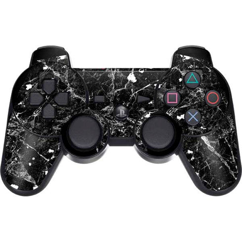 Graphite Black PS3 Dual Shock wireless controller Skin