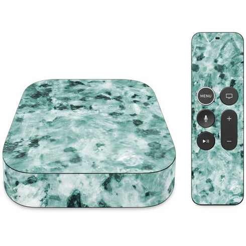 Graphite Turquoise Apple TV Skin