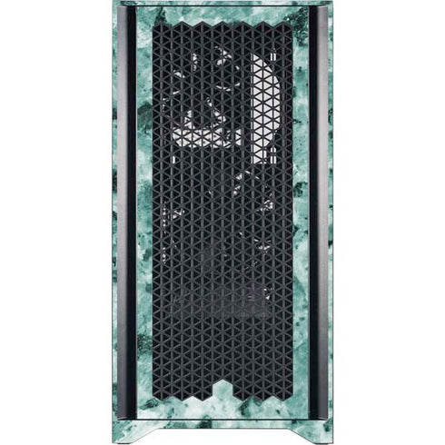 Graphite Turquoise Corsair 4000D Tempered Glass Mid-Tower ATX Case Skin