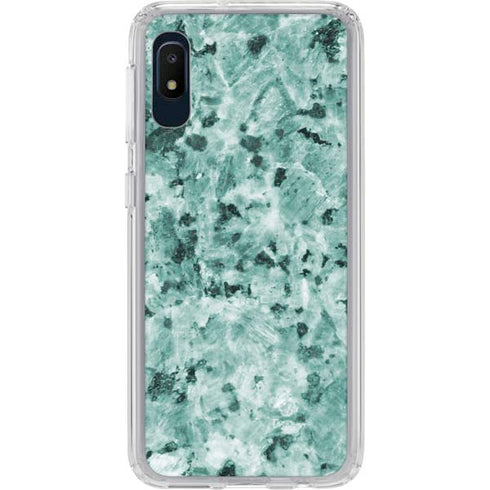 Graphite Turquoise Galaxy A10e Clear Case