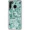 Graphite Turquoise Galaxy A21 Clear Case