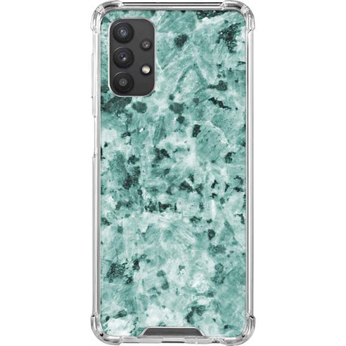 Graphite Turquoise Galaxy A32 5G Clear Case