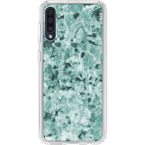 Graphite Turquoise Galaxy A50 Clear Case