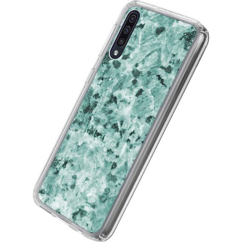 Graphite Turquoise Galaxy A50 Clear Case