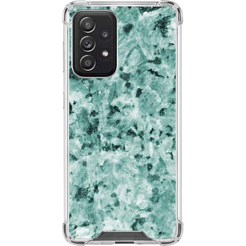 Graphite Turquoise Galaxy A52 5G Clear Case