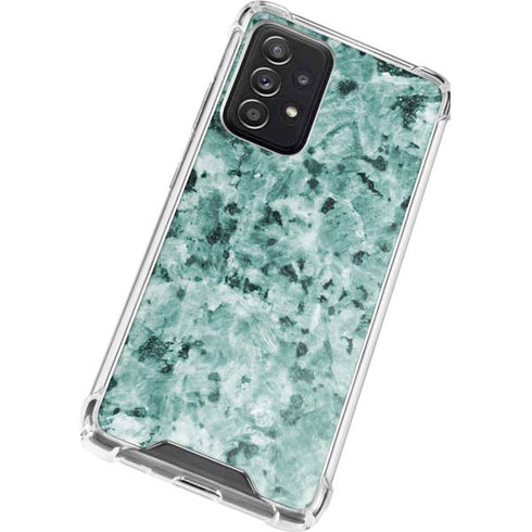 Graphite Turquoise Galaxy A52 5G Clear Case