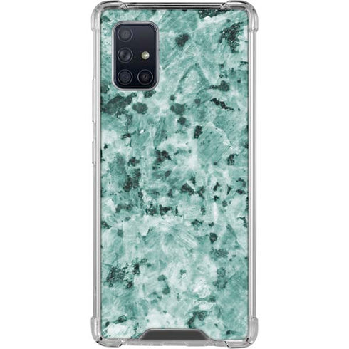 Graphite Turquoise Galaxy A71 5G Clear Case