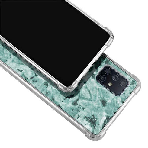 Graphite Turquoise Galaxy A71 5G Clear Case