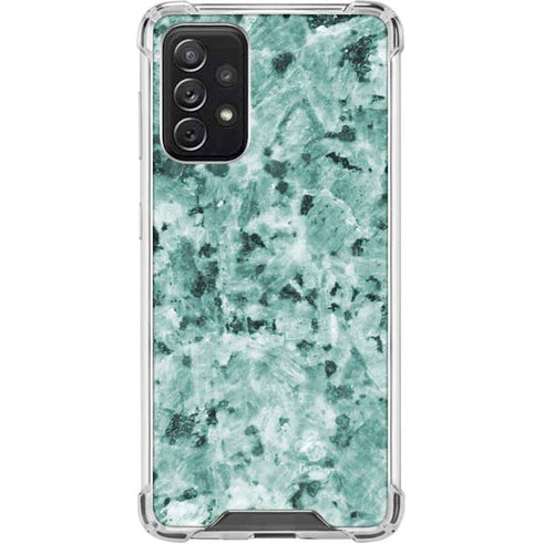 Graphite Turquoise Galaxy A72 5G Clear Case
