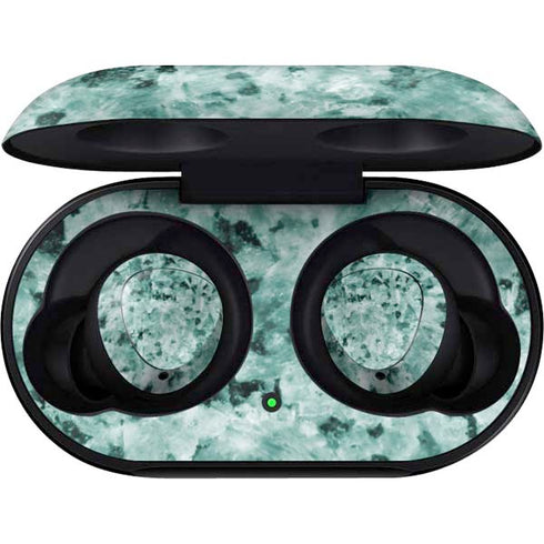 Graphite Turquoise Galaxy Buds Skin