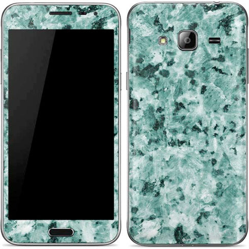 Graphite Turquoise Galaxy J3 Skin