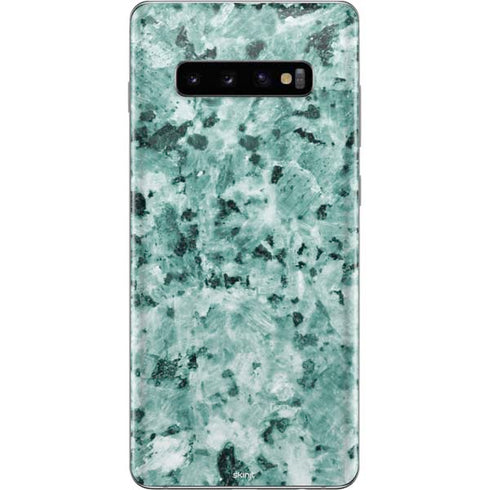 Graphite Turquoise Galaxy S10 Plus Skin