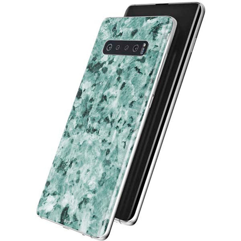 Graphite Turquoise Galaxy S10 Plus Skin