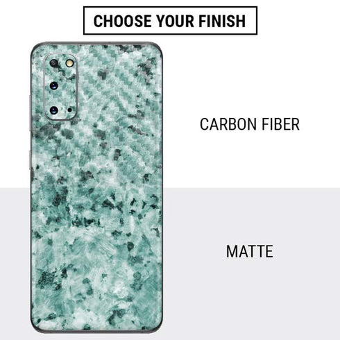 Graphite Turquoise Galaxy S20 Skin