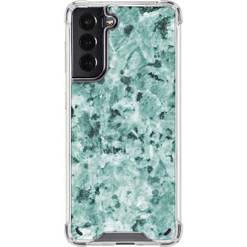 Graphite Turquoise Galaxy S21 5G Clear Case