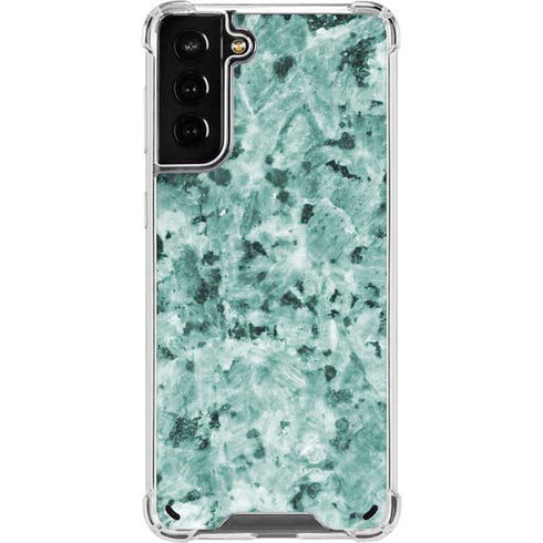 Graphite Turquoise Galaxy S21 Plus 5G Clear Case