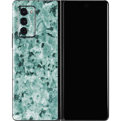 Graphite Turquoise Galaxy Z Fold2 5G Skin
