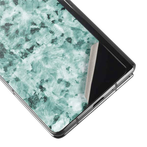 Graphite Turquoise Galaxy Z Fold2 5G Skin