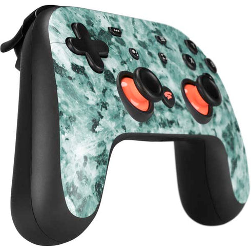 Graphite Turquoise Google Stadia Controller Skin