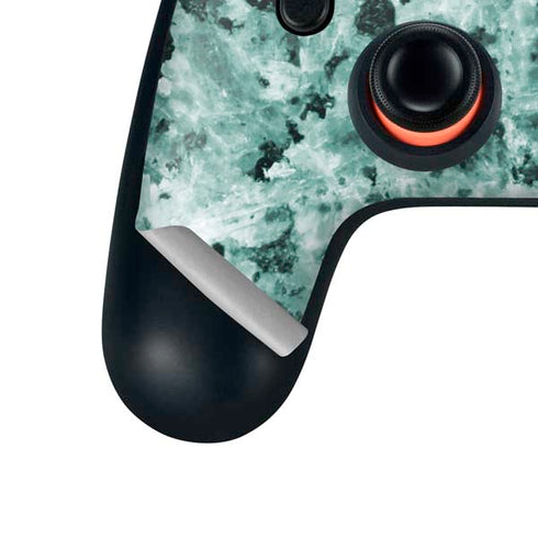Graphite Turquoise Google Stadia Controller Skin