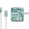 Graphite Turquoise iPad Charger (10W USB) Skin