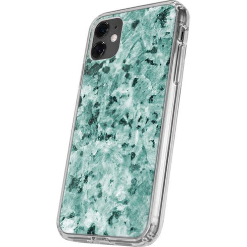 Graphite Turquoise iPhone 11 Clear Case