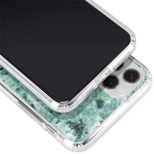 Graphite Turquoise iPhone 11 Pro Clear Case
