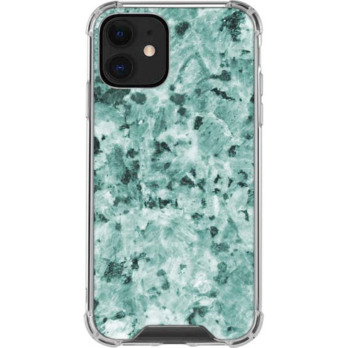 Graphite Turquoise iPhone 12 Clear Case