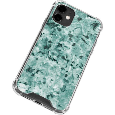 Graphite Turquoise iPhone 12 Clear Case