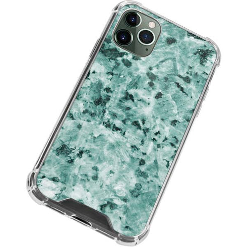 Graphite Turquoise iPhone 12 Pro Clear Case