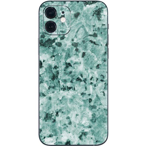 Graphite Turquoise iPhone 12 Skin