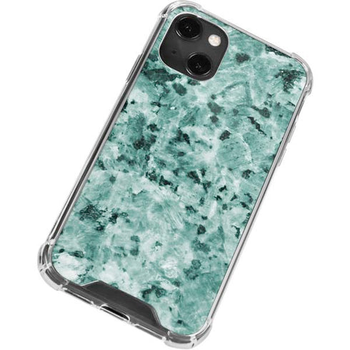 Graphite Turquoise iPhone 13 Mini Clear Case